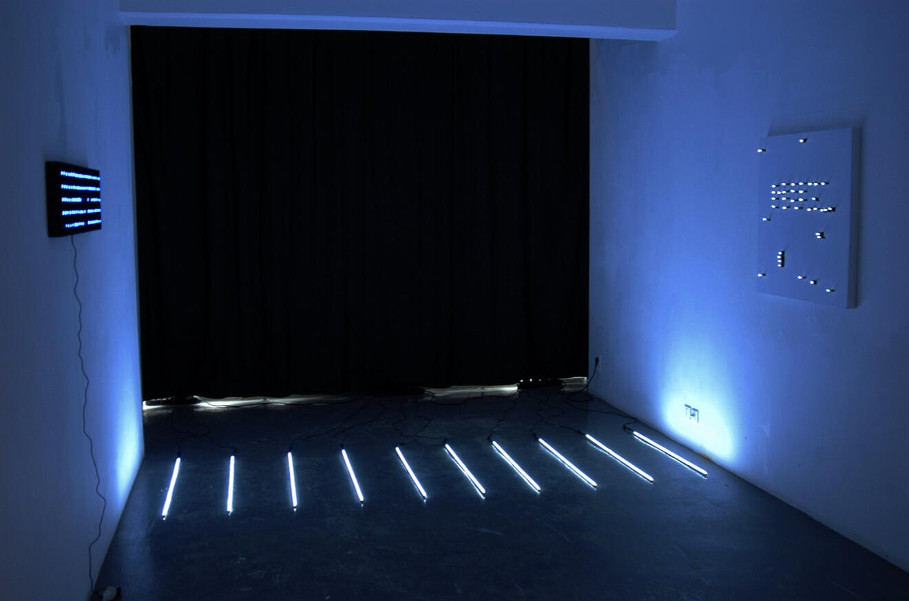 L’invisible, installation, exposition 2014.