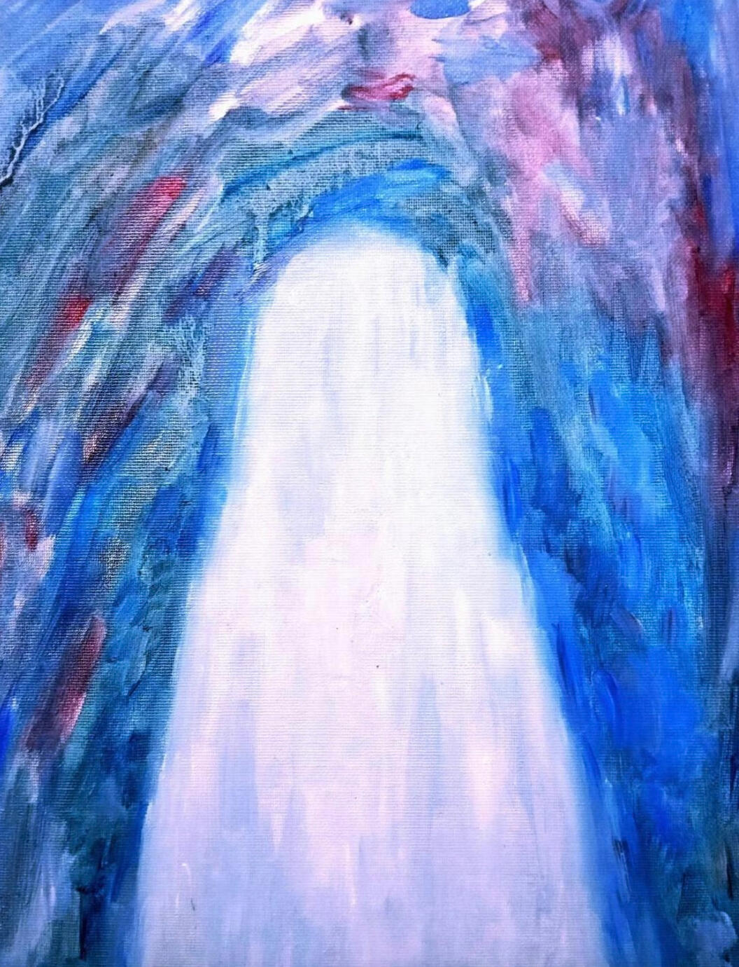 Rêve bleu, série de peintures, 2023.